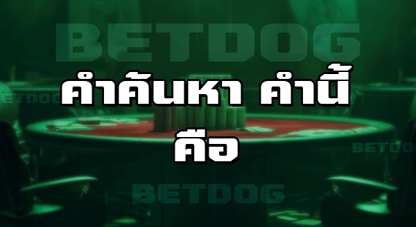 เว็บ ตรง Betdog